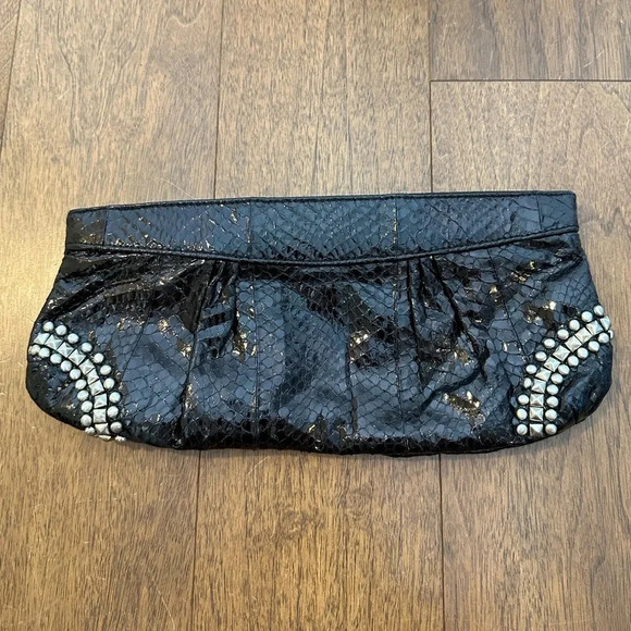 ABS by Allen Schwartz Leather Clutch Purse - Picture 2 of 5